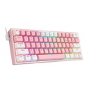 Teclado Mecánico Gamer Redragon Fizz Pro K616 RGB Red Switch Inalámbrico RF Bluetooth Ingles