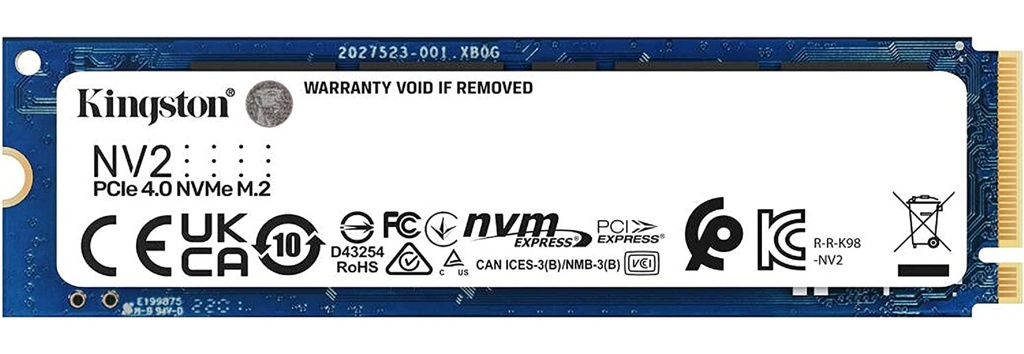 Unidad SSD Kingston NV2 NVMe 250GB PCI Express 4.0 M.2