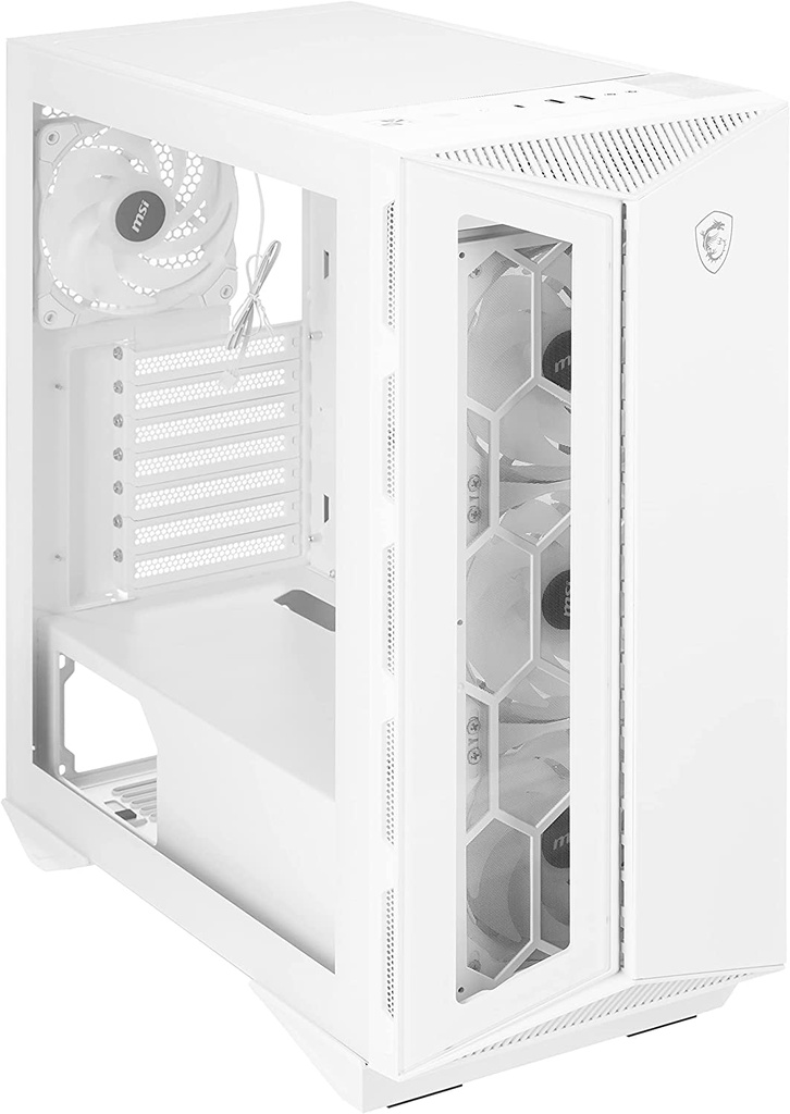 Gabinete MSI MPG GUNGNIR 110R Con Ventana ARGB Midi-Tower ATX/Micro-ATX/Mini-ITX USB 3.0 Sin Fuente