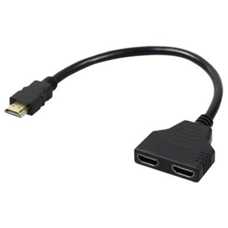 Cable HDMI 1.4 BRobotix HDMI Macho - 2x HDMI Hembra 1080p 30cm