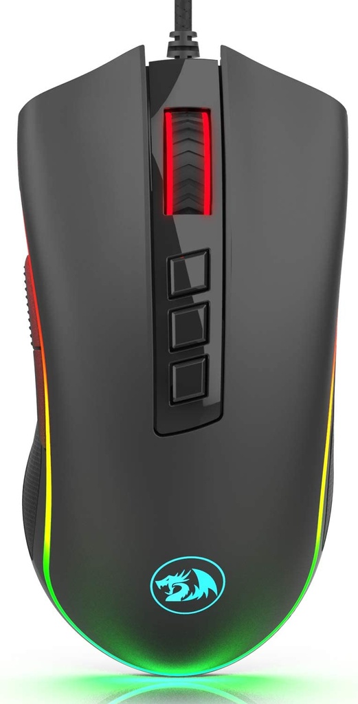 Mouse Gamer Redragon Óptico Cobra M711-FPS Alámbrico USB A 24000 DPI