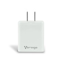 Cargador De Pared Vorago AU-350 20W 1x USB-A 1x USB-C