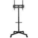 Soporte De Piso Ovaltech OVTV-CA3255 Para Pantalla 32" - 55" Hasta 35 kg