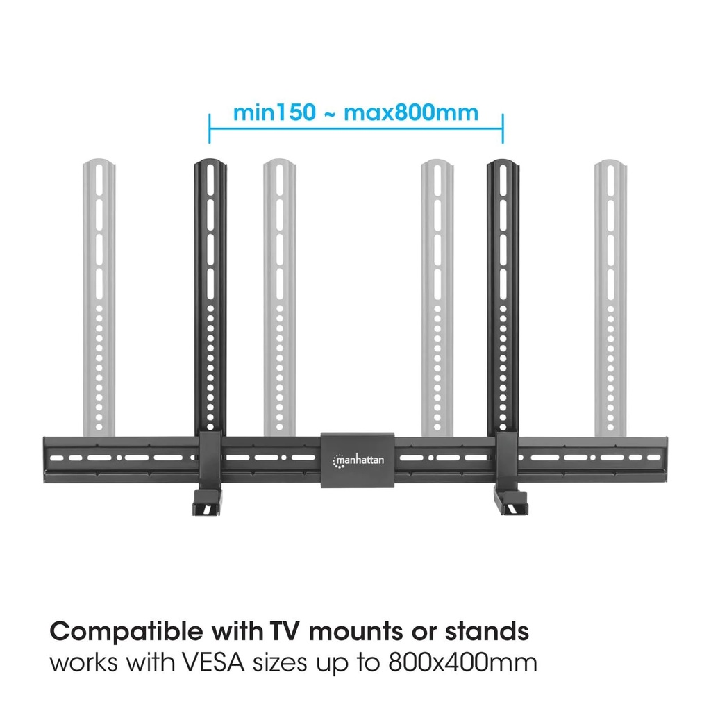 Soporte Universal Para Barra De Sonido Manhattan 461849 Maximo 15 Kg