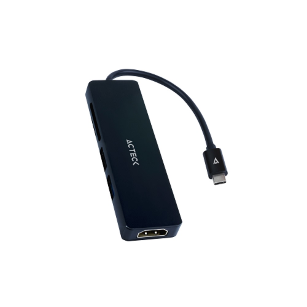 Hub USB-C Acteck AC-934633 USB C - HDMI Lector SD USB-A 3.1 USB 2.0