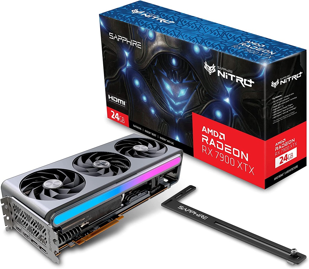 Tarjeta De Video Sapphire AMD Radeon RX 7900 XTX NITRO+ Vapor-X 24GB 384-bit GDDR6 PCI Express 4.0