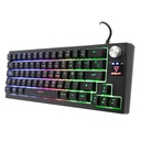 Teclado Gamer Ocelot Gaming OK-M60 RGB 60% Alámbrico Español