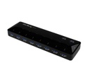 Hub StarTech USB 3.0 10 Puertos USB 3.0 5000 Mbit/s Negro