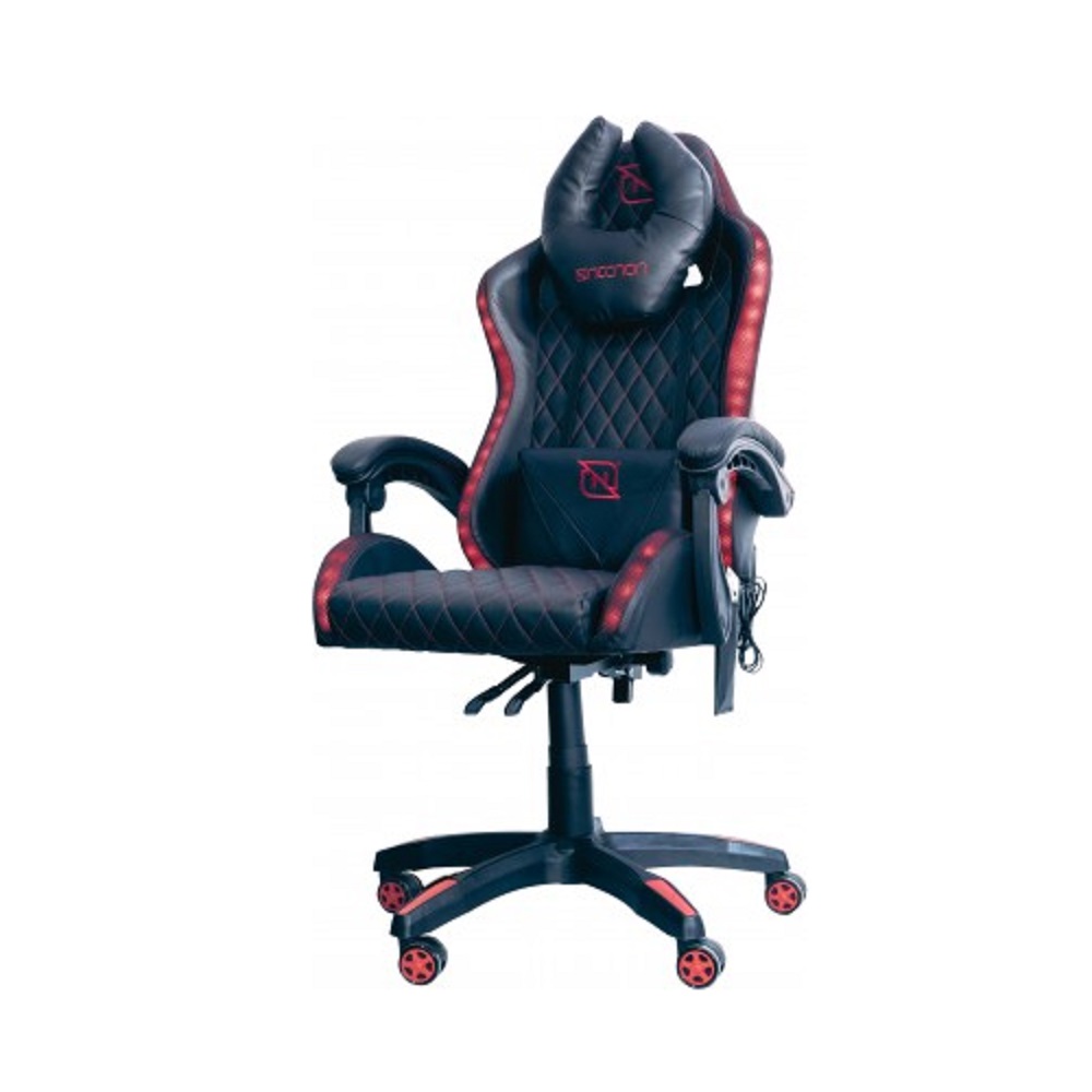 Silla Gamer NECNON NSG-RGB-1 Inclinable Con Descansabrazos 140-150 Kilos