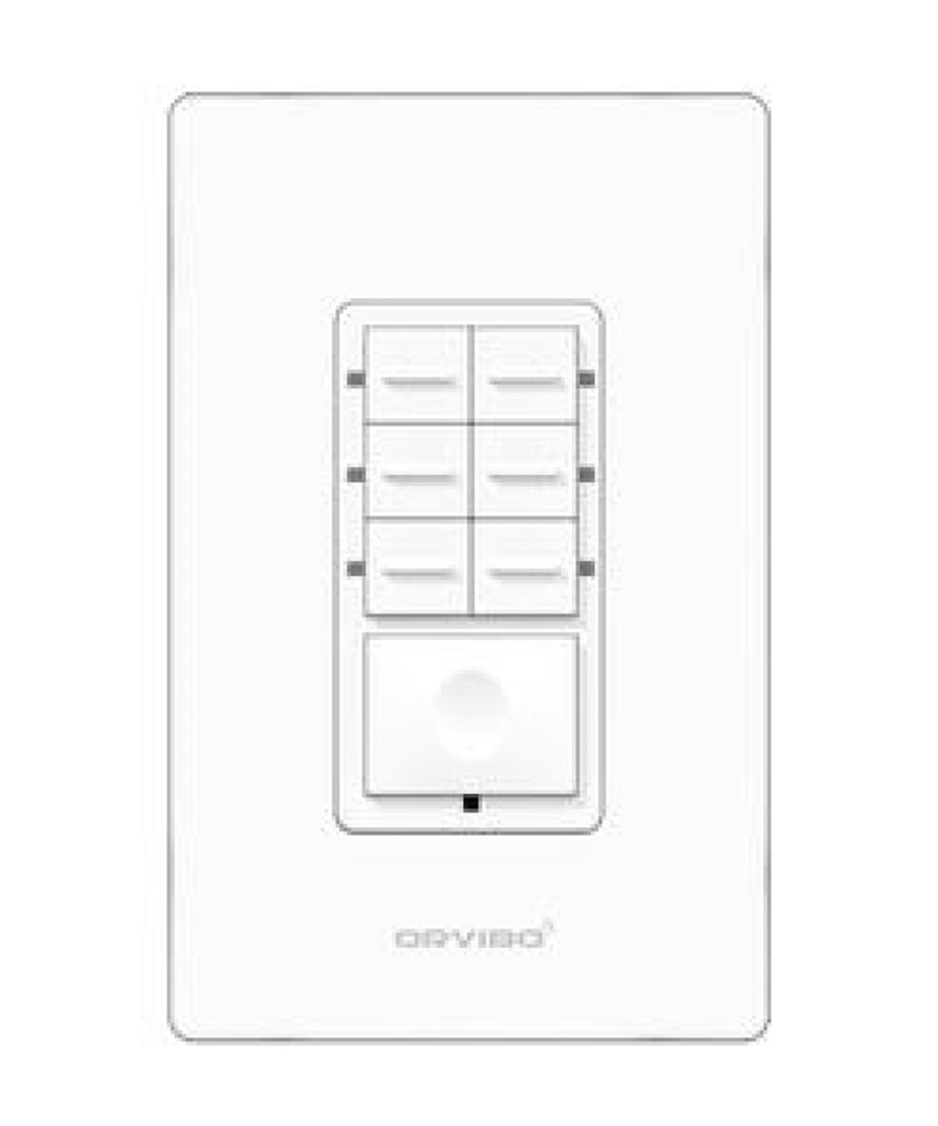 Interruptor De Luz Inteligente Orvibo T10S7ZW-1UO 7 Escenas WiFi