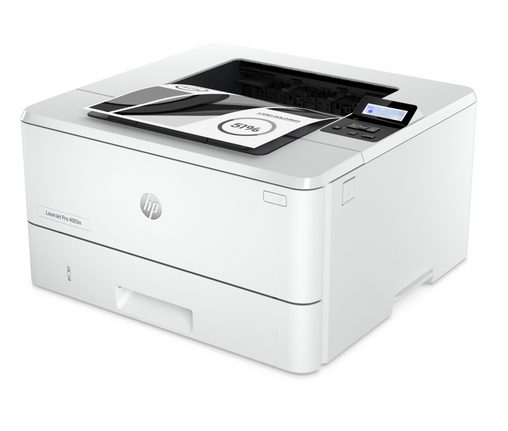 Impresora Láser Monocromática HP LaserJet Pro 4003n Velocidad De Hasta 42 PPM 1200x1200DPI USB Ethernet