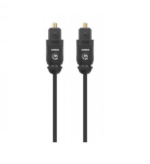 Cable AUX Toslink Macho - Toslink Macho Manhattan 5 Metros Negro