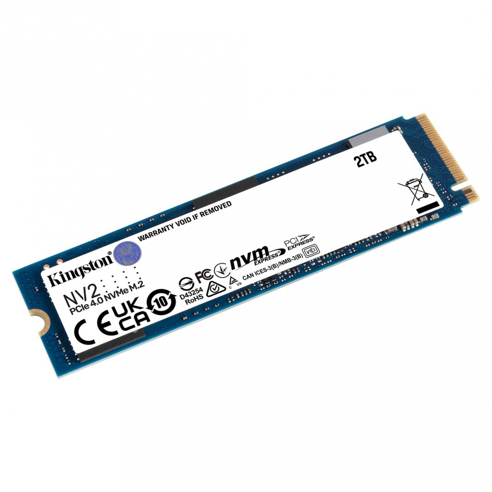 Unidad SSD Kingston NV2 NVMe 2TB PCI Express 4.0 M.2