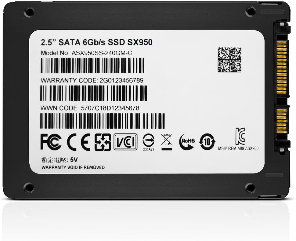 Unidad SSD XPG SX950 240GB SATA III 2.8'' 7mm