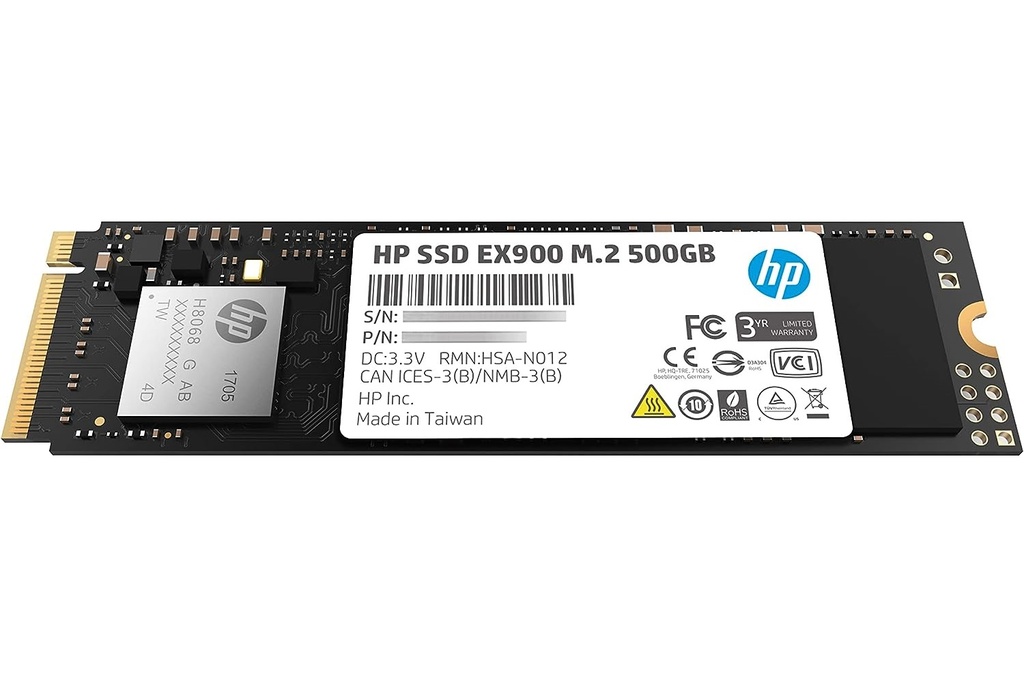 Unidad SSD HP EX900 M.2 500GB PCI Express 3.0 M.2