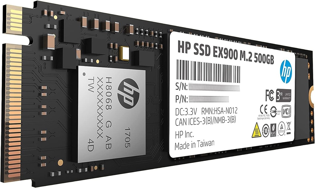 Unidad SSD HP EX900 M.2 500GB PCI Express 3.0 M.2