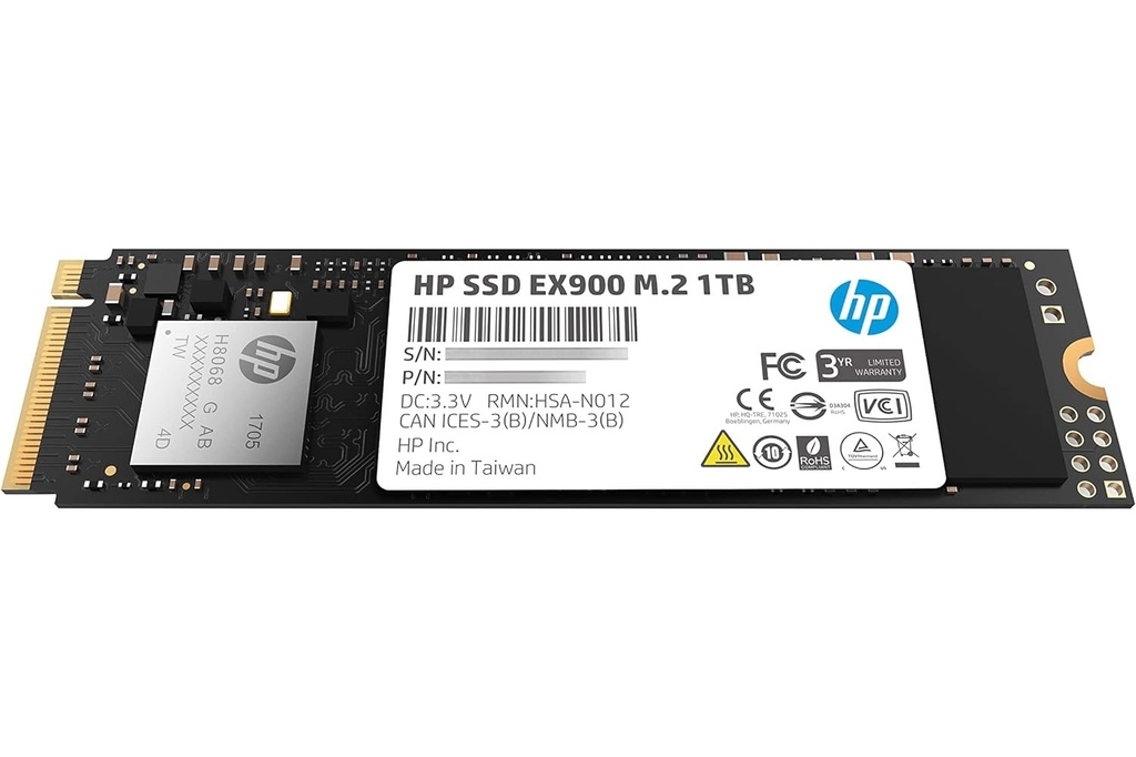 Unidad SSD HP EX900 1TB PCI Express 3.0 M.2