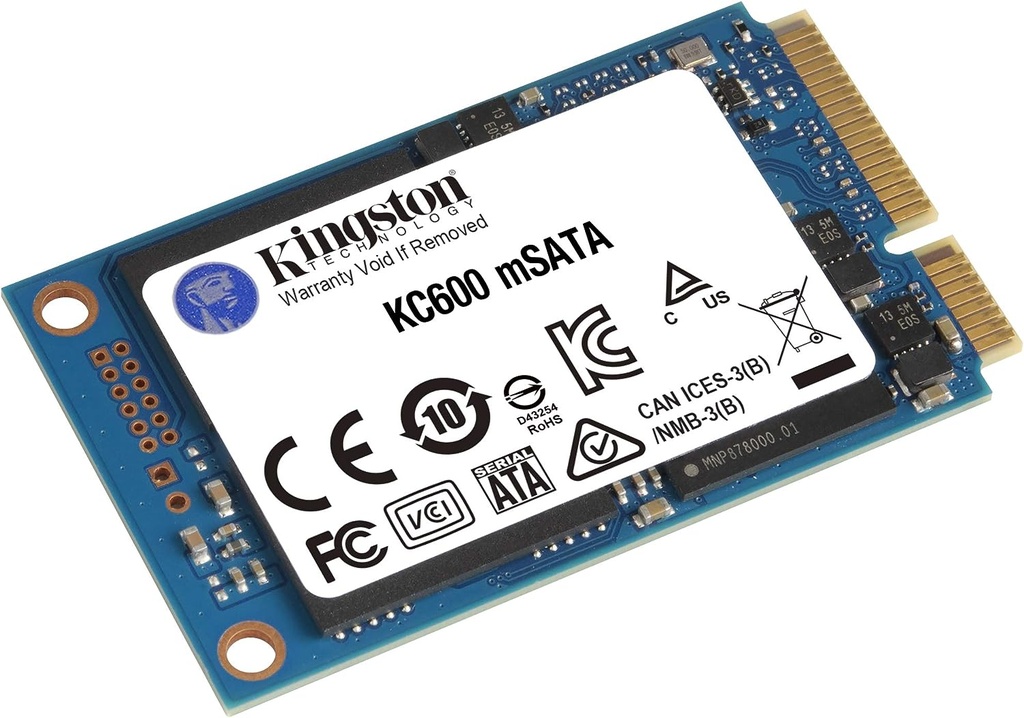 Unidad SSD Kingston KC600 512GB SATA III mSATA