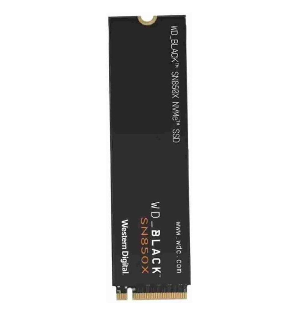 Unidad SSD Western Digital WD Black SN850X NVMe 2TB PCI Express 4.0 M.2