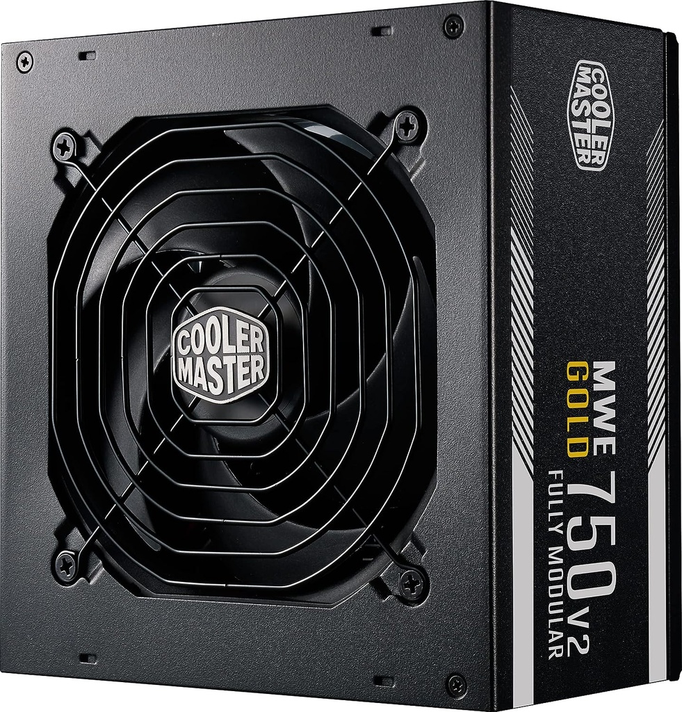 Fuente De Poder Cooler Master MWE Gold 750-V2 80 PLUS Gold 24 pin ATX 120mm 750W