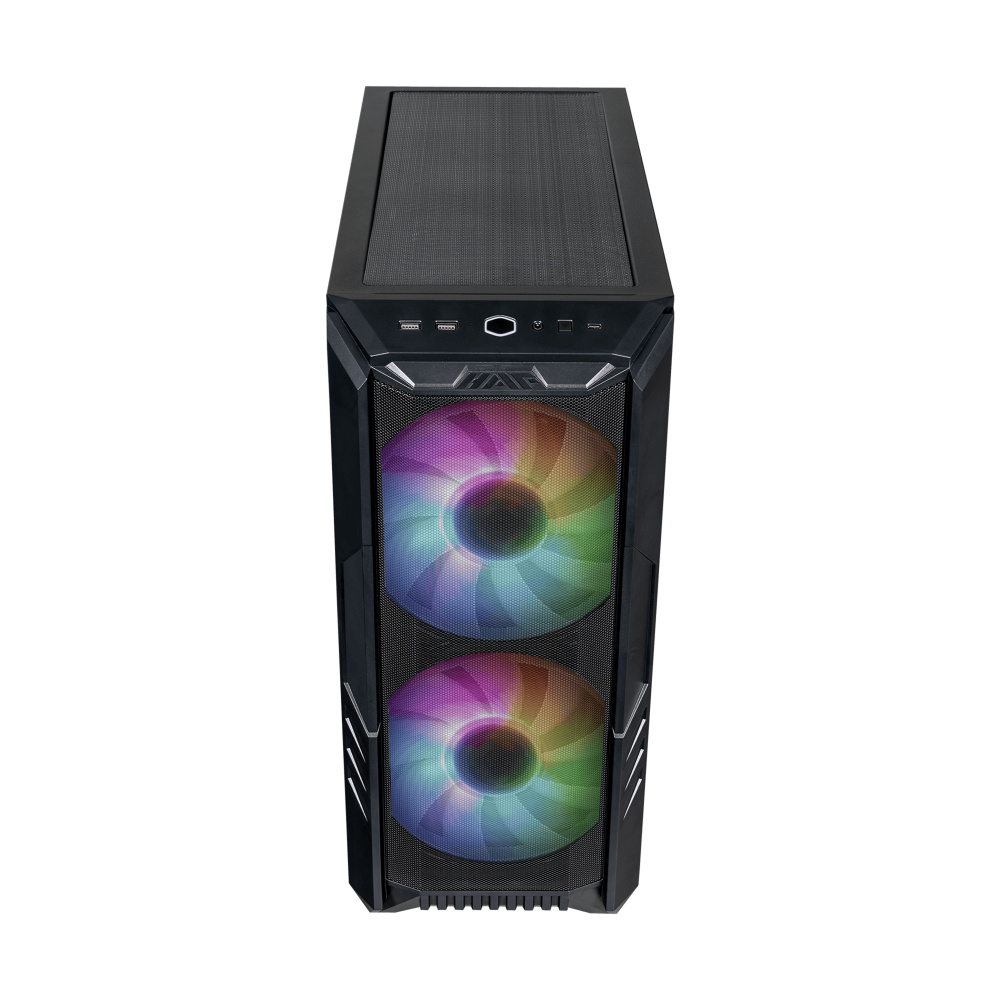 Gabinete Cooler Master MasterBox HAF 500 Con Ventana ARGB Midi Tower ITX/Micro-ATX/ATX/SSI CEB/E-ATX USB 3.0 Sin Fuente