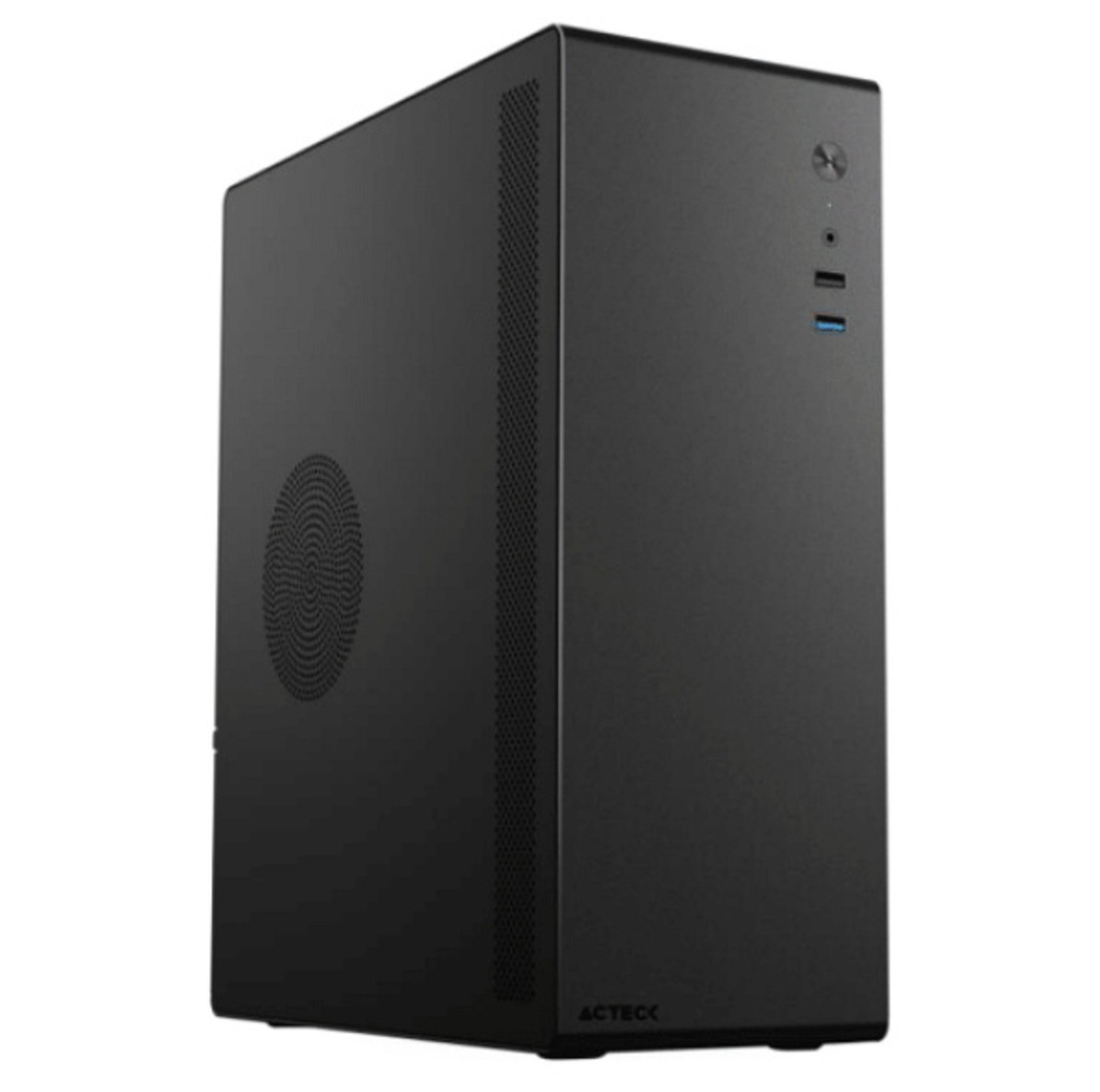 Gabinete Acteck Neuss GI480 Sin Ventana Micro-Tower Micro-ATX/ITX USB 2.0/3.0 Con Fuente De 450W Sin Ventiladores