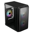 Gabinete Acteck Doom GI630 Con Ventana Micro-Tower Micro-ATX/Mini-ITX USB 3.0/2.0 Con Fuente 500W 3 Ventiladores RGB