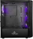 Gabinete Yeyian Lancer Con Ventana Midi-Tower ATX/Micro-ATX/Mini-ITX USB 3.0/2.0 Sin Fuente 4 Ventiladores ARGB Instalados