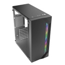 Gabinete Acteck Viken GM434 Con Ventana RGB Midi-Tower ATX/Micro-ATX/Mini-ATX USB 2.0 Con Fuente 500W Sin Ventiladores