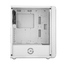 Gabinete Getttech GCM-ASGX1-01WH Con Ventana Midi-Tower ATX/Micro-ATX/Mini-ATX USB 2.0/3.0 Sin Fuente 1 Ventilador Instalado