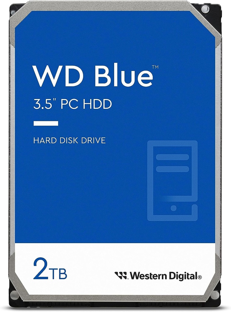 Disco Duro Interno Western Digital WD Blue 3.5” 2TB SATA 7200 RPM 32MB Caché