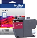 Cartucho De Tinta Brother LC402M Magenta Rinde 550 Páginas