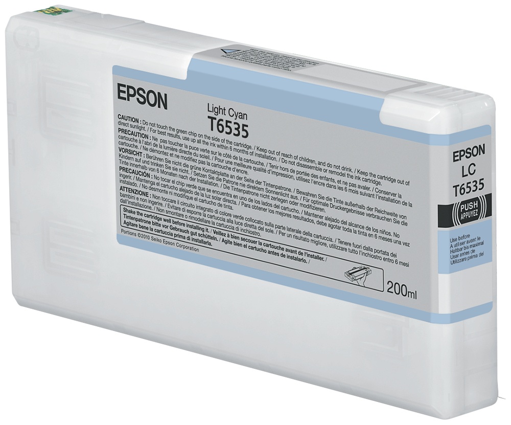 Cartucho De Tinta Epson UltraChrome HDR Cian Claro 200ml Para Stylus Pro 4900