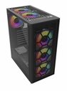 Gabinete Balam Rush DragonFly II Mesh GM740 Con Ventana Mini-Tower ATX/Micro ATX/Mini-ATX USB 3.0 Sin Fuente 4 Ventiladores