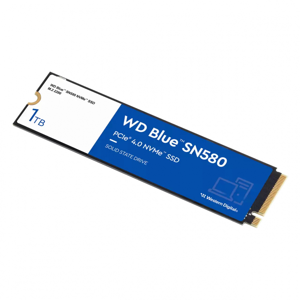 Unidad SSD Western Digital WD Blue SN580 NVMe 1TB PCI Express 4.0 M.2