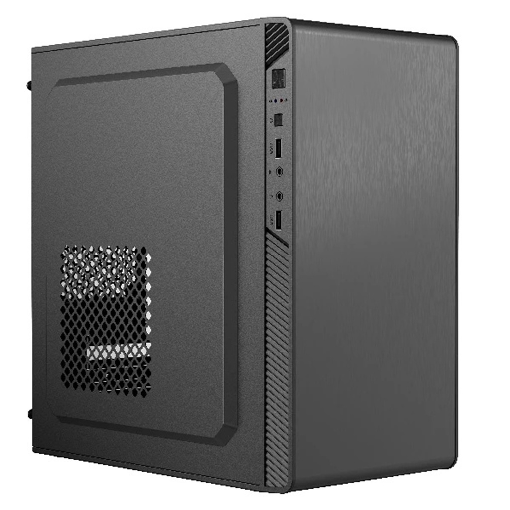 Gabinete Acteck Performance II GI215 Con Ventana Micro-Tower Micro-ATX/ITX USB 2.0 Con Fuente 500W Sin Ventiladores