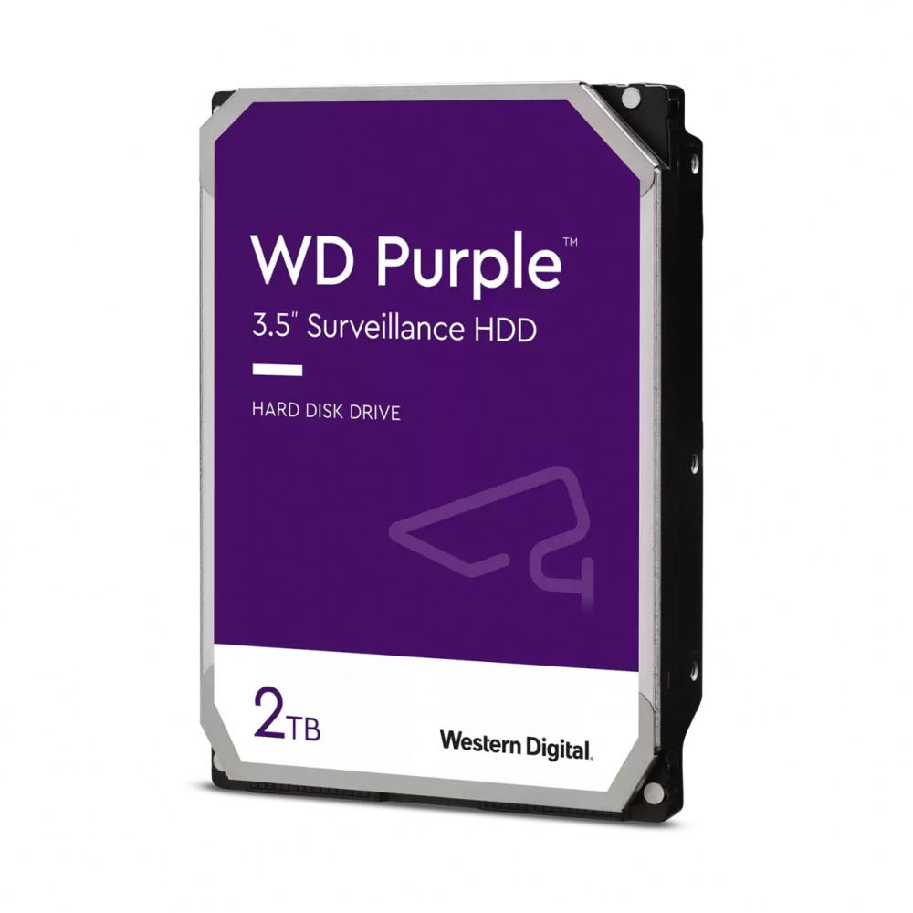 Disco Duro para Videovigilancia Western Digital WD Purple 3.5'' 2TB SATA III 6 Gbit/s 5400RPM