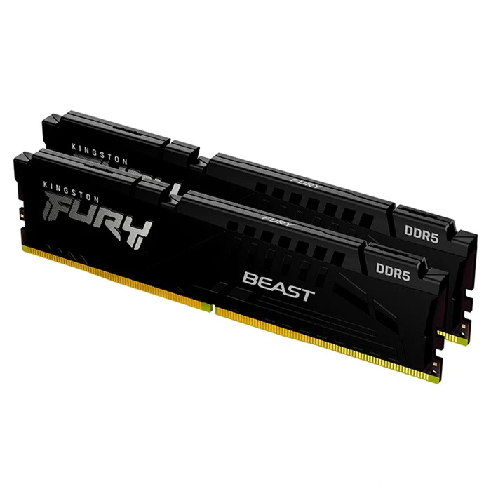 Kit De Memorias DIMM Kingston FURY Beast DDR5 PC5-41600 5200MHz CL36 64GB 2x32GB