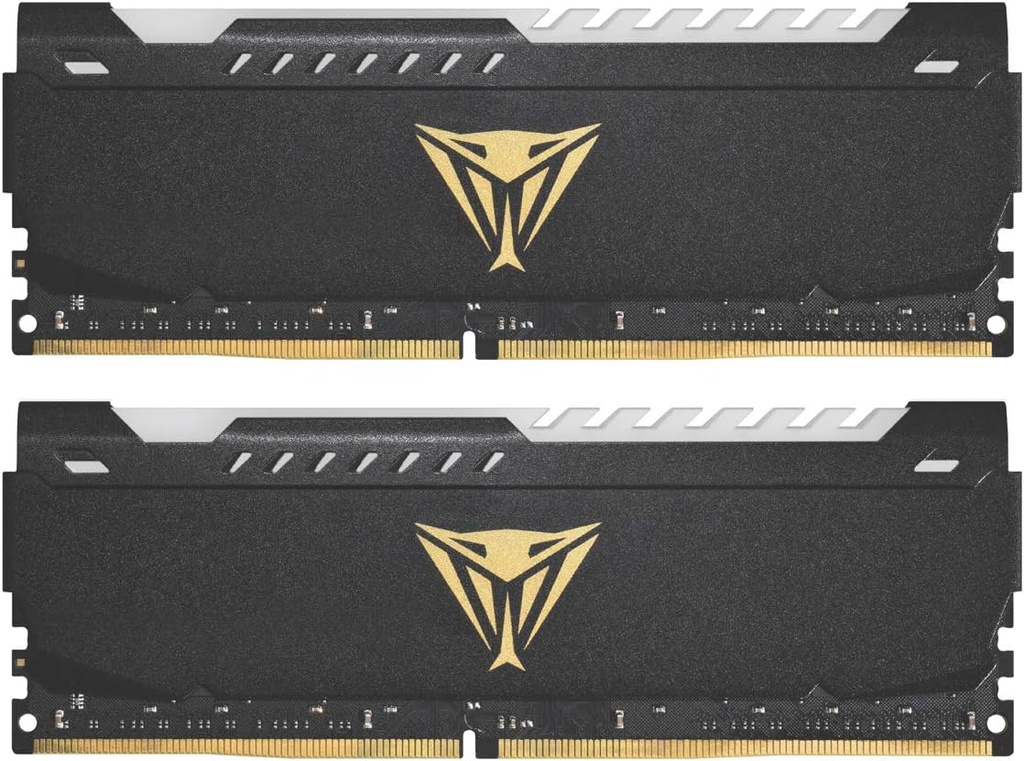 Memoria RAM Patriot Viper Steel RGB DDR4, 3200MHz 64GB 2x32GB Non-ECC CL18 XMP