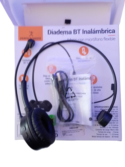 Diadema Perfect Choice PC-116899 BT 5.0