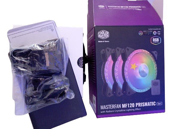 Kit De 3 Ventiladores Cooler Master RGB 120mm