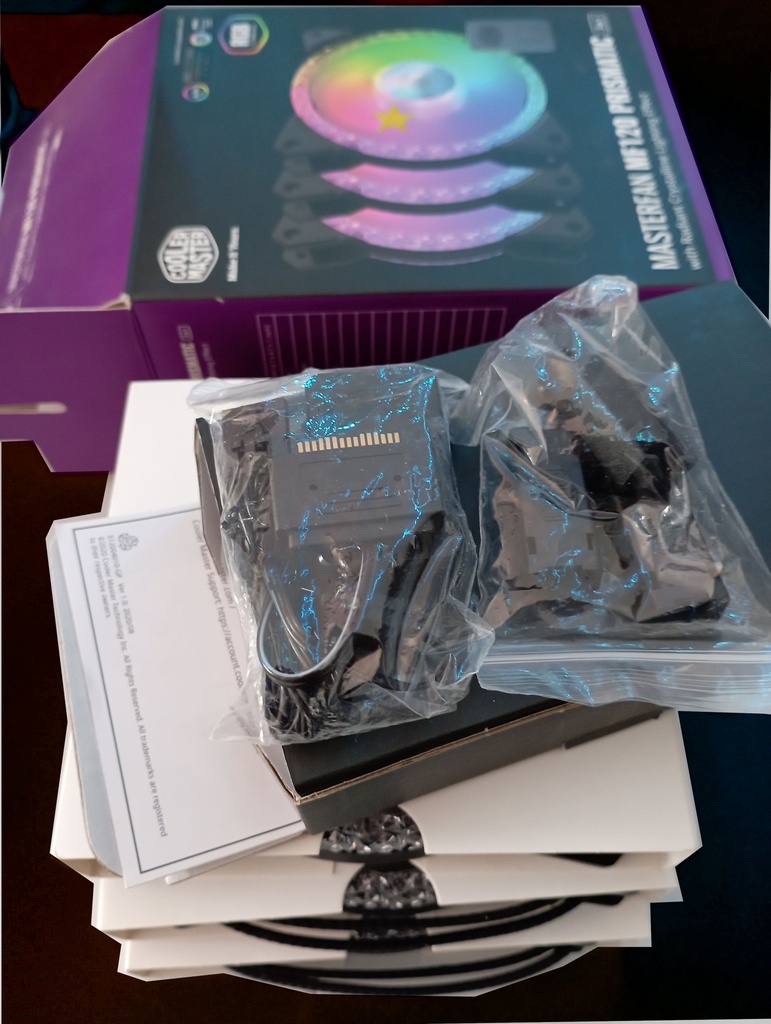 Kit De 3 Ventiladores Cooler Master RGB 120mm