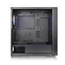 Gabinete Thermaltake Divider 370 TG ARGB Midi-Tower ATX/Micro-ATX/Mini-ITX USB 3.0 sin Fuente 3 Ventiladores ARGB Negro