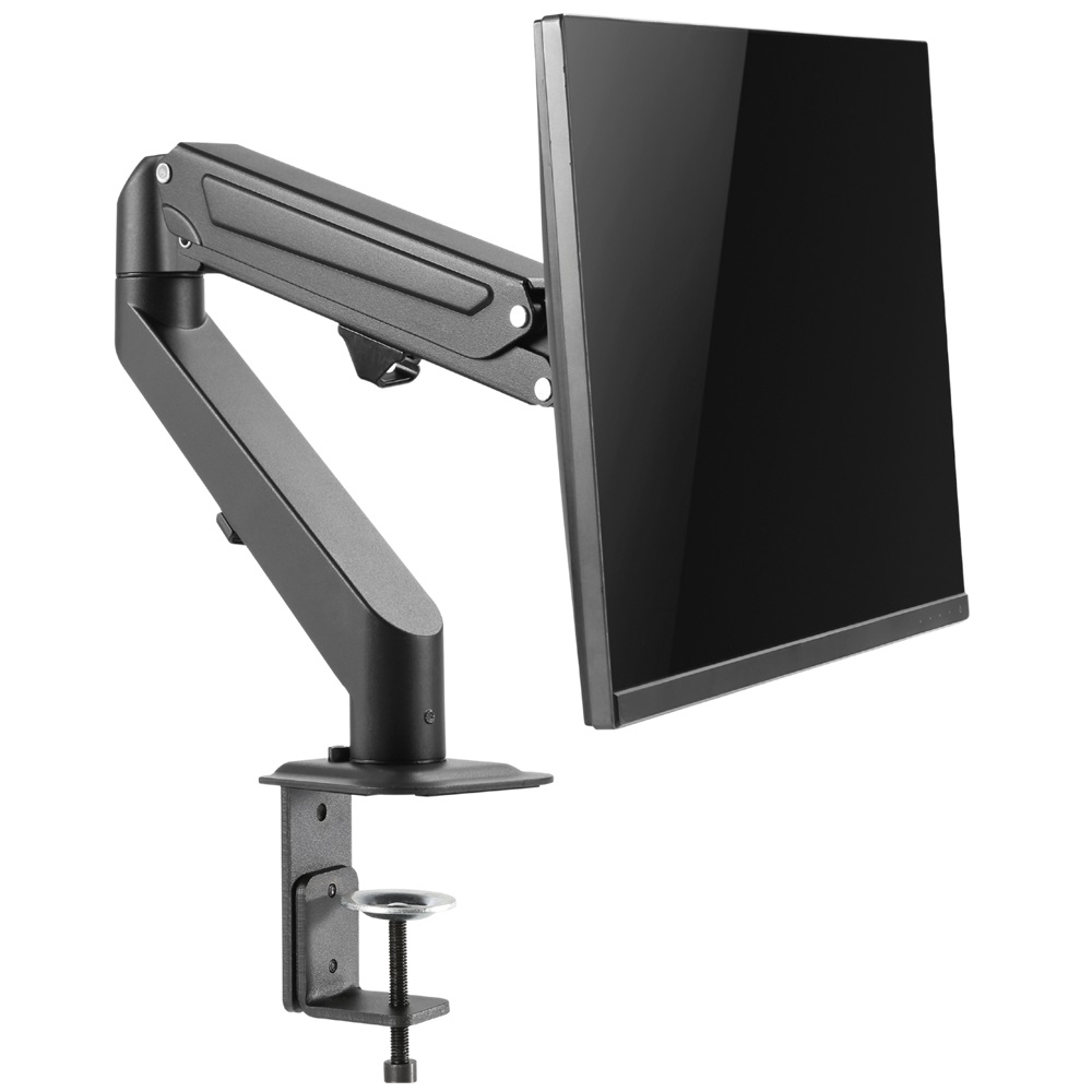 Soporte de Escritorio para Monitor 17" - 27" Ovaltech hasta 6.5 Kg Negro