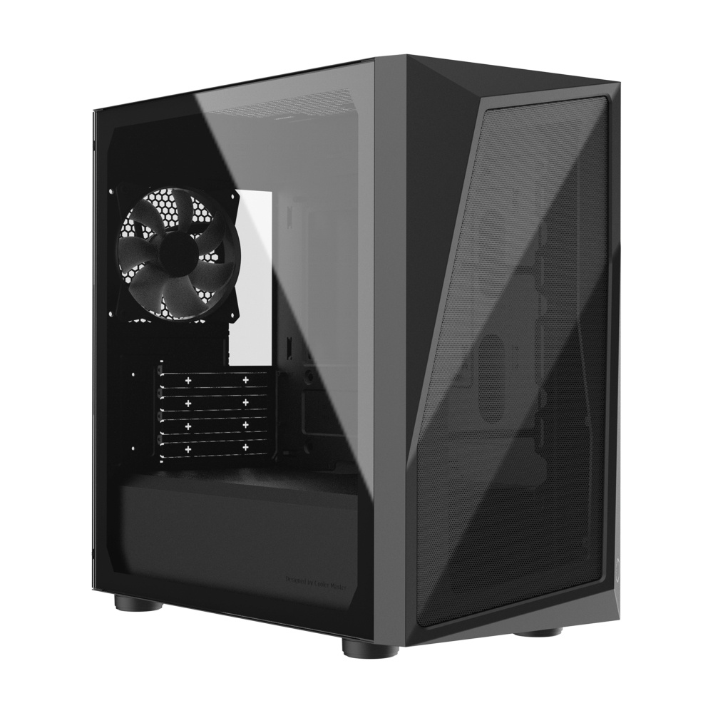 Gabinete Cooler Master CMP 320L Mini-Tower Mini-ITX/Micro-ATX USB 2.0/3.2 sin Fuente 1 Ventilador Instalado Negro