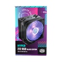 Ventilador Disipador CPU Cooler Master Hyper 212 RGB 120mm 650 - 2000RPM Negro Compatibilidad con S-1700