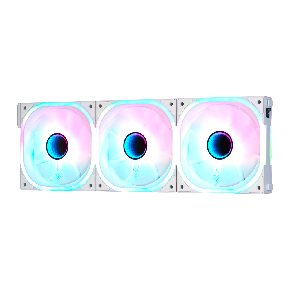 Ventilador Game Factor FKG500-BK RGB 120mm 1900RPM 3 Piezas