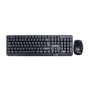 Teclado y Mouse Vorago KM-302 Inalámbrico USB Negro Español