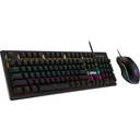 Kit de Teclado Mecánico y Mouse Optico Gamer MSI Forge GK300 Blue Swtiches Iluminación RGB