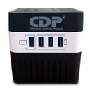 Regulador CDP con Supresor de Picos AVR 604 300W 600VA 4 Contactos 4x USB